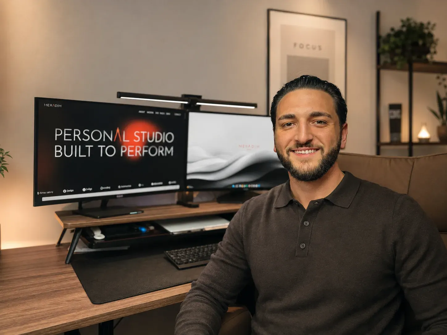Baris Mercan heute bei der Arbeit an Websites